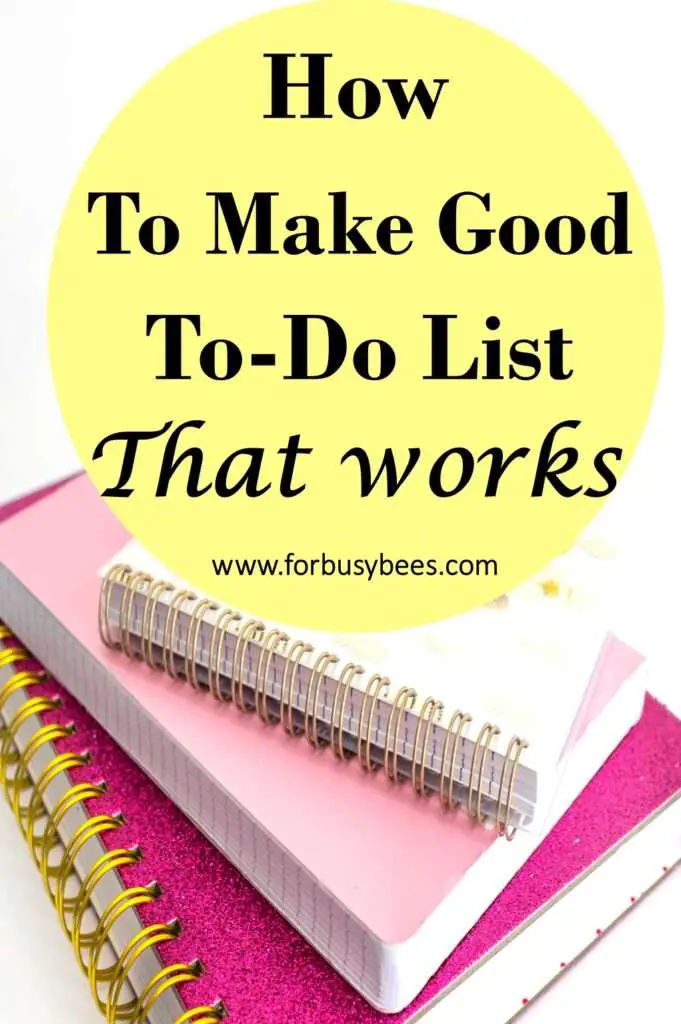 how to make good To-Do list