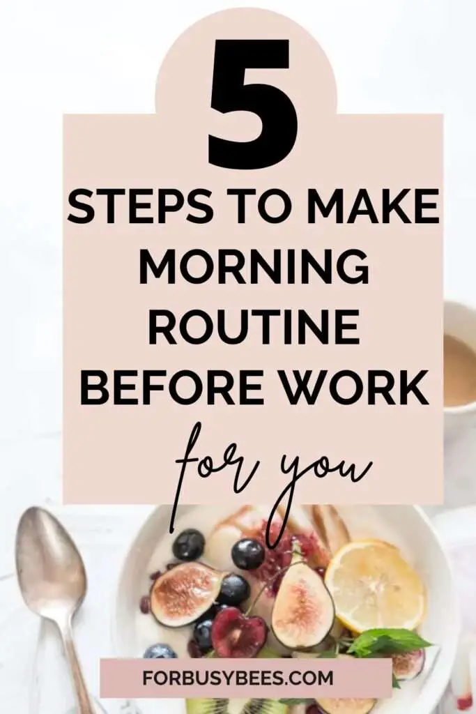 5 step to build morning routine