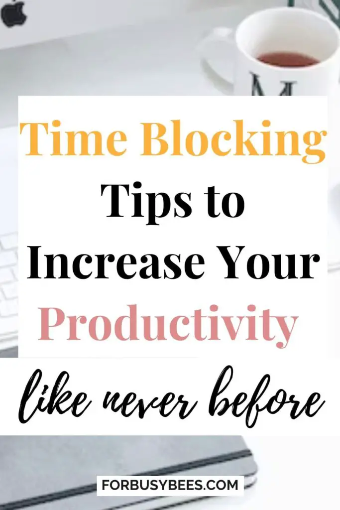 time blocking tips