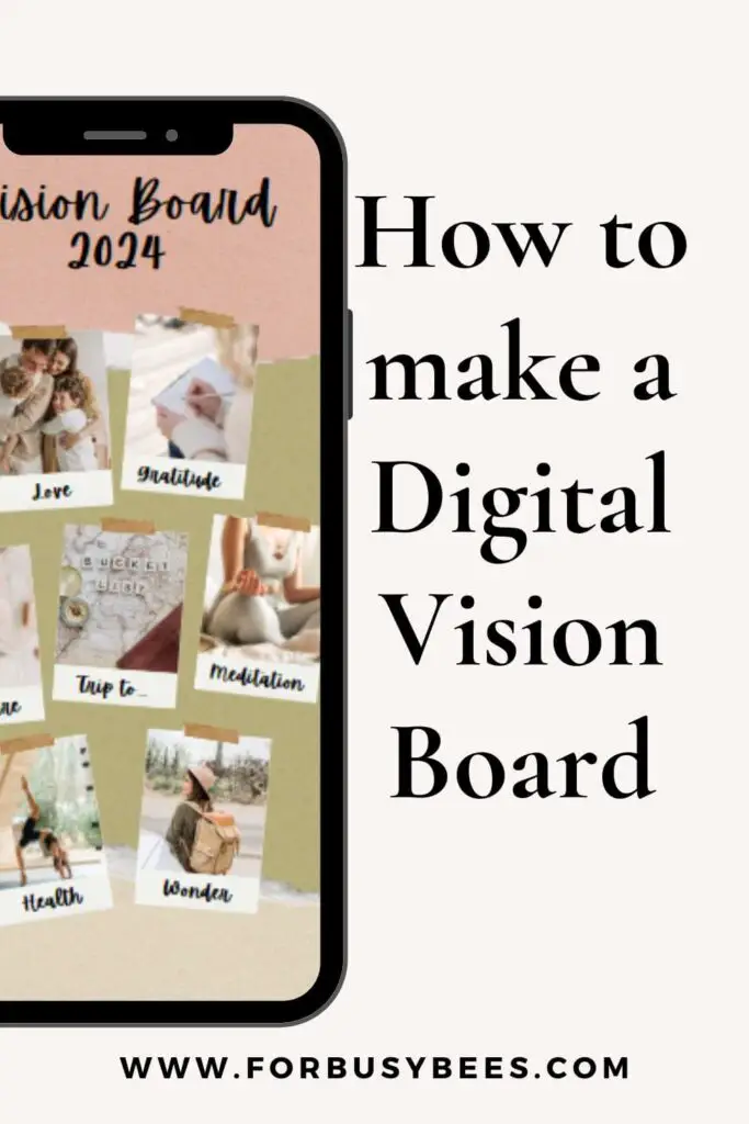 how to make digital vision board