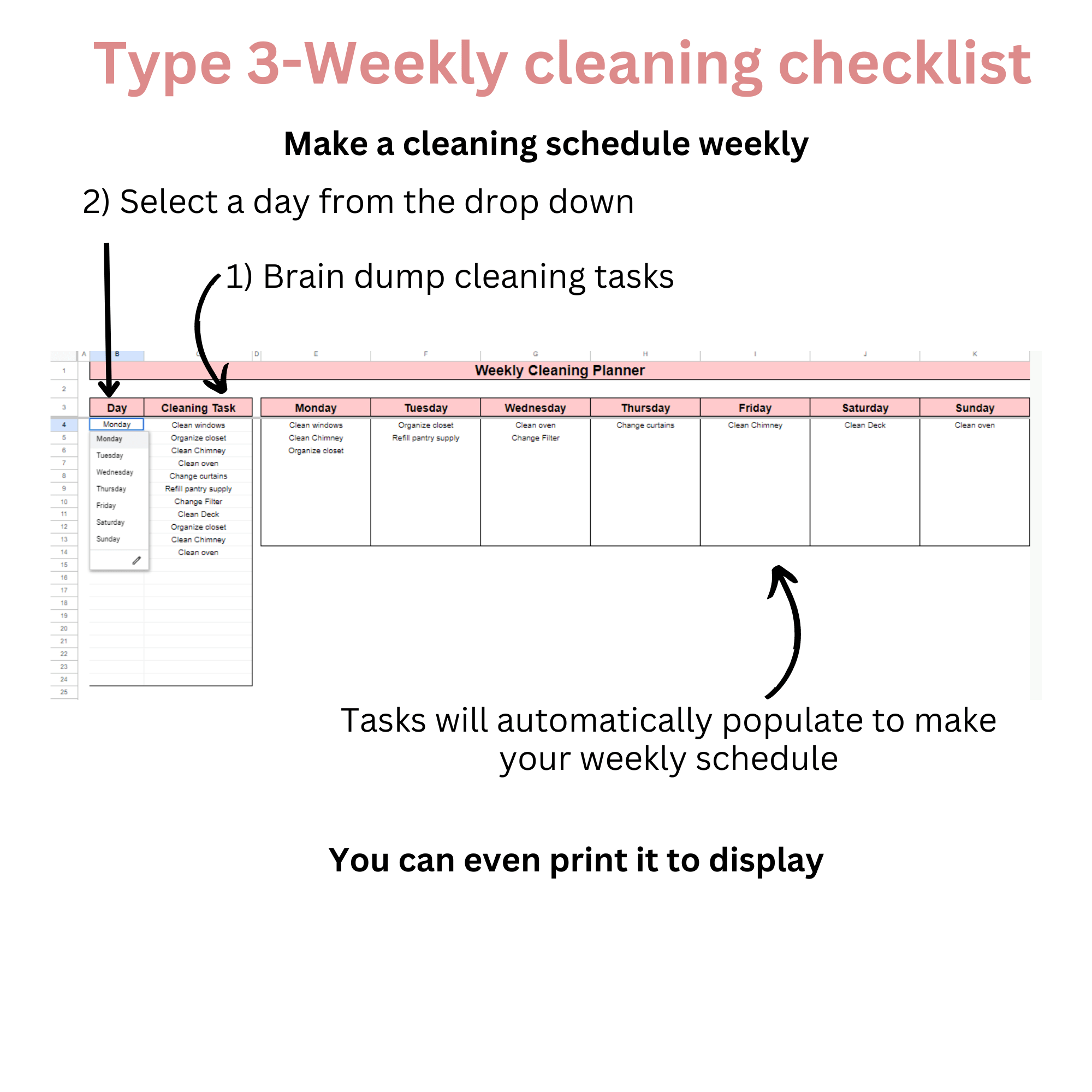Realistic cleaning schedule for working mom - For Busy Bee's
