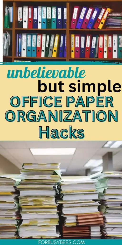 office paper organization