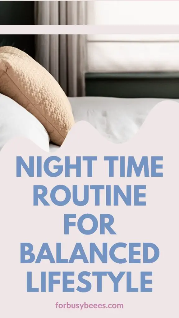 nighttime routine