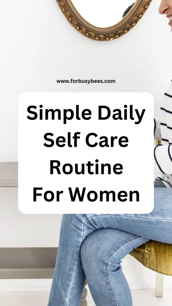 daily self care routine for women