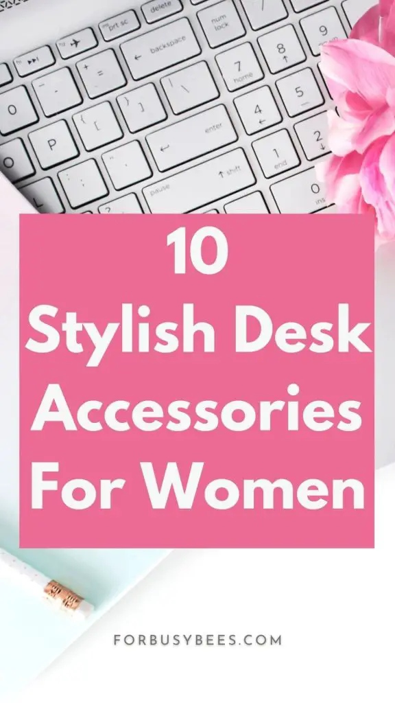 Stylish desk accessories for women