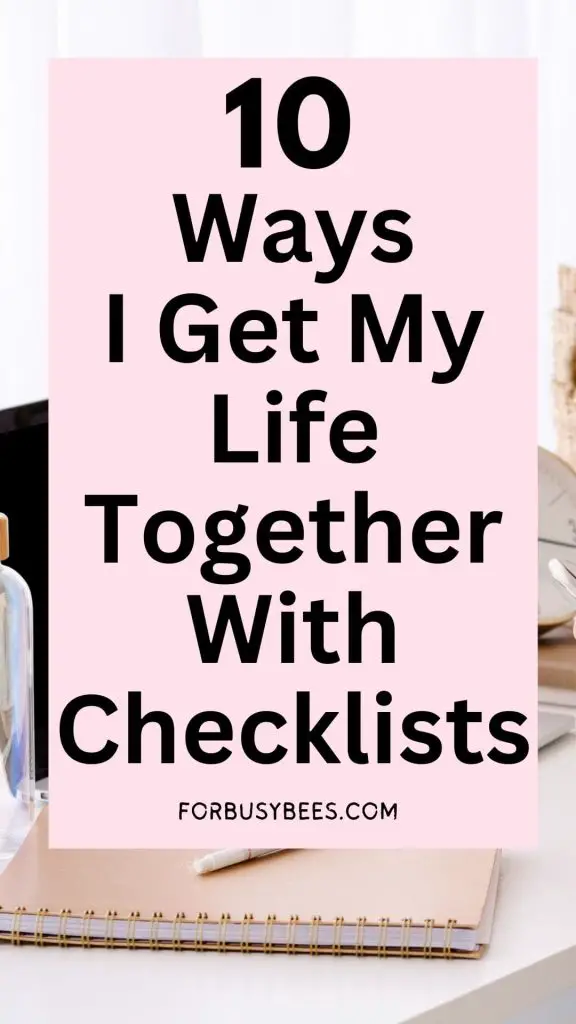 i get my life together-checklist