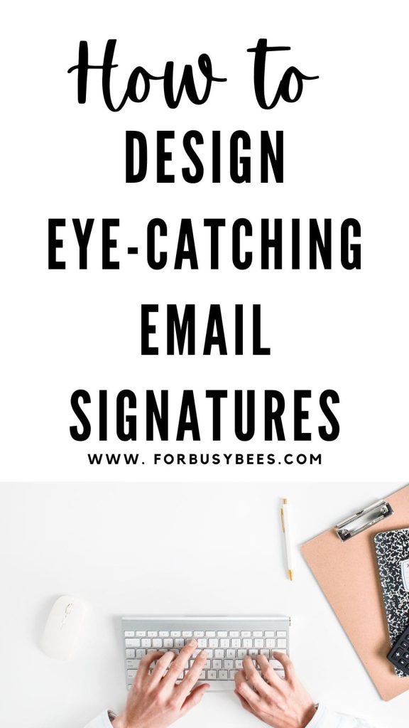 how to do email signature design