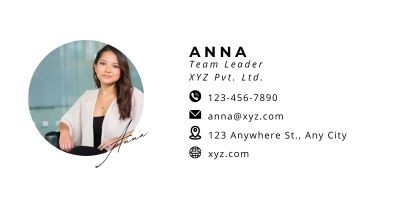 minimal email signature design