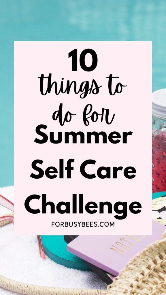 self care summer challenge